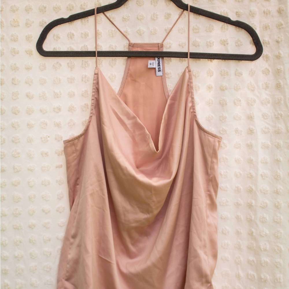 SP Express Satin Cowlneck Racerback